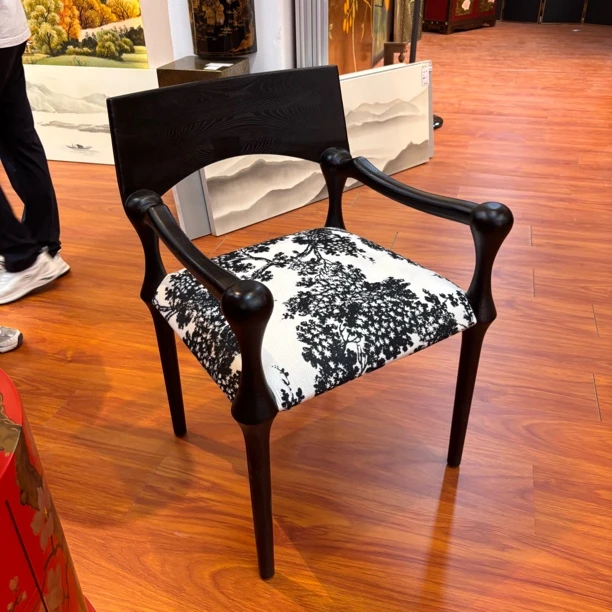 【本尼家】AK364中式客厅木质椅子