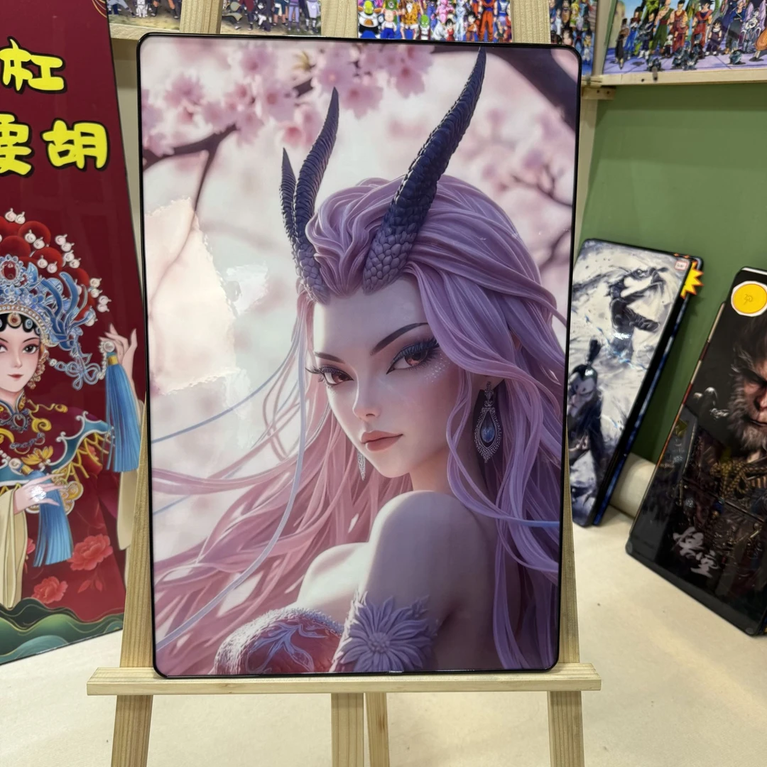 哪吒之敖闰动漫装饰画酒店卧室壁画40-60-w700