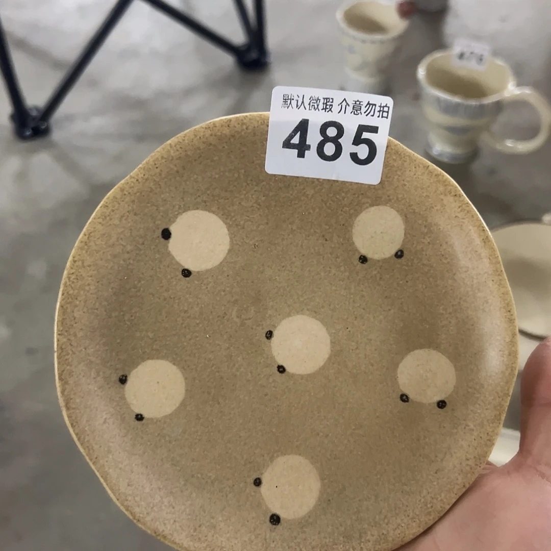 搪瓷微瑕小熊碟一个