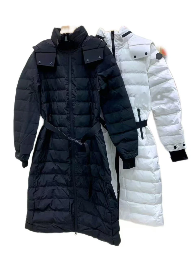 慕溢-076两色长款连帽外套