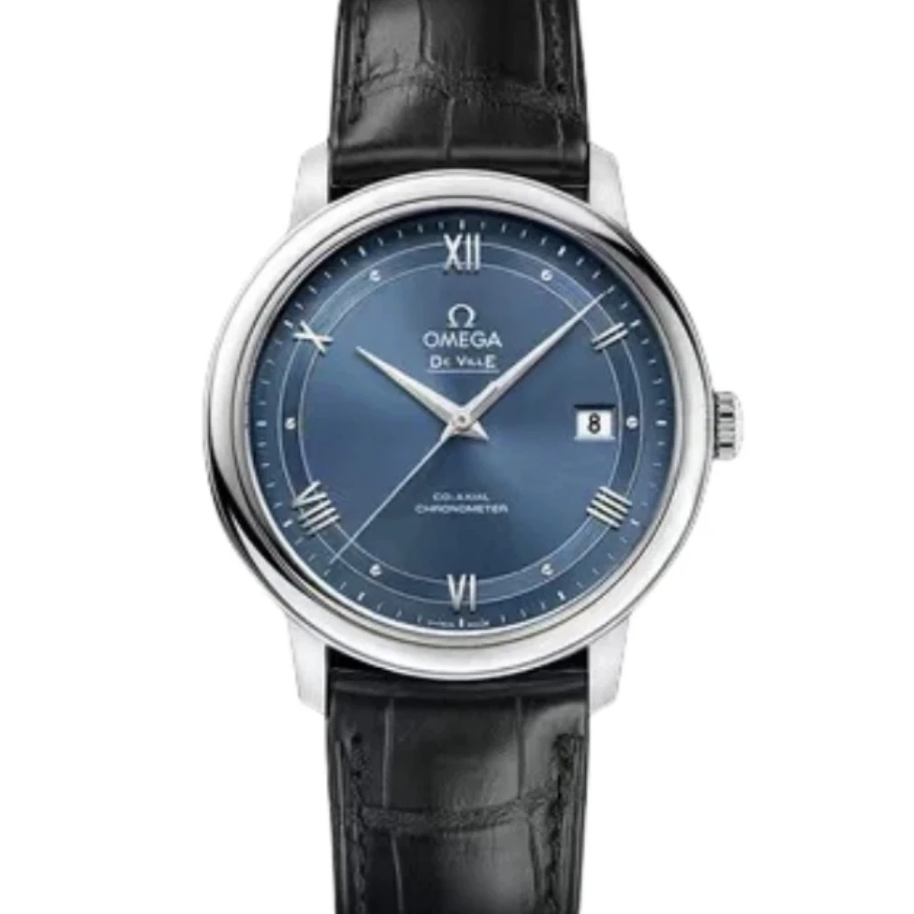 99新 Omega/欧米茄 碟飞系列/39.5表经/皮带/机械/男士腕表/