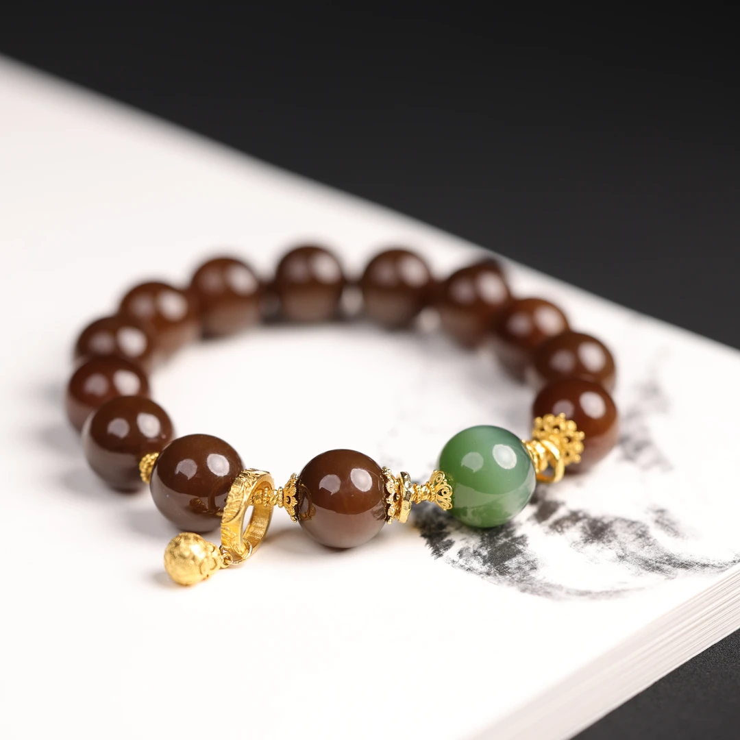 夫复何求 | 传承臻品和田玉糖玉老红糖手串