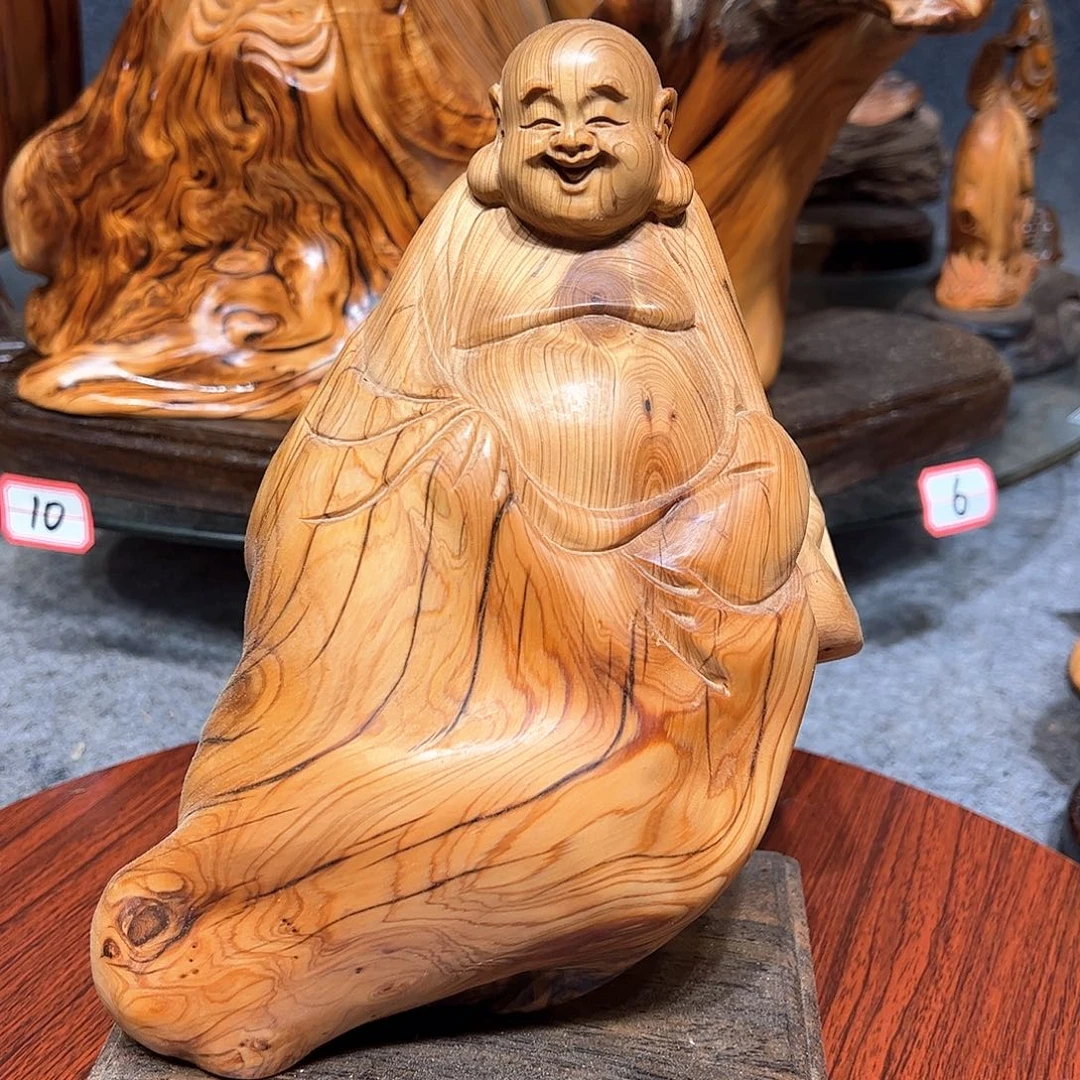 柏木崖柏木手把件摆件