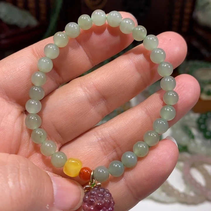 和田玉未镶嵌手链