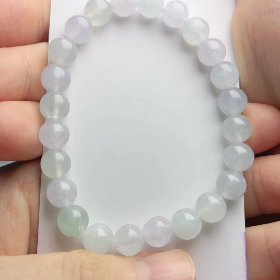 翡翠未镶嵌手链珠串