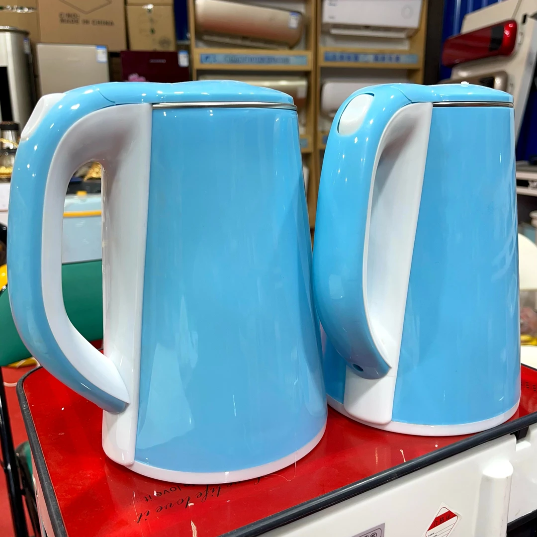 【新疆包邮】正品电热水壶全自动断烧水壶双层防烫电恒温水壶厨房pp