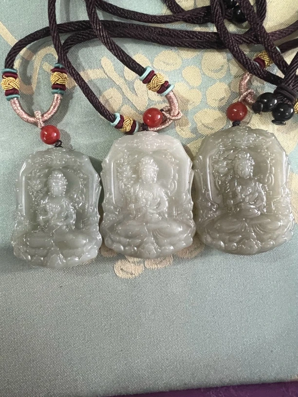 精品和田玉观音多样性随机发拍一发一g117