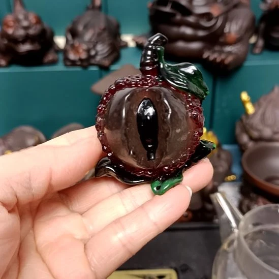 茶宠变色荔枝茶宠摆件