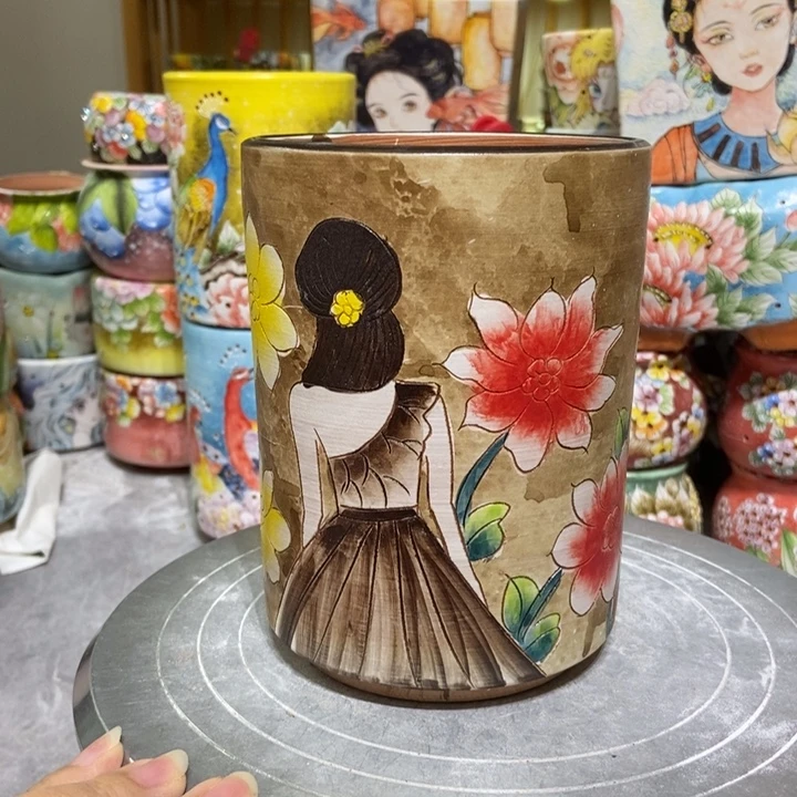 景德镇艺术手绘作品