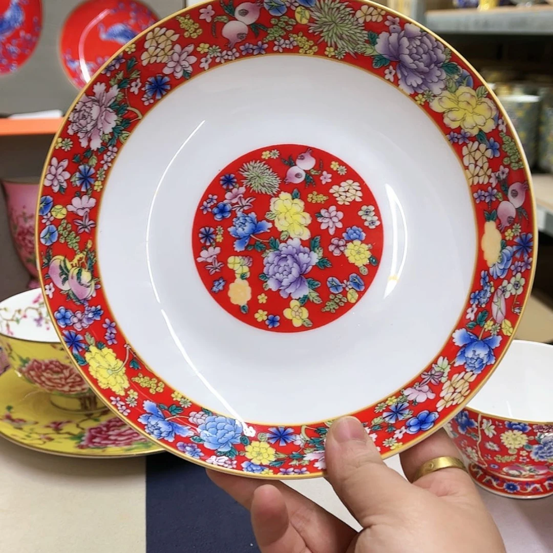 【闪购商品】骨瓷8英寸1深。。。。。