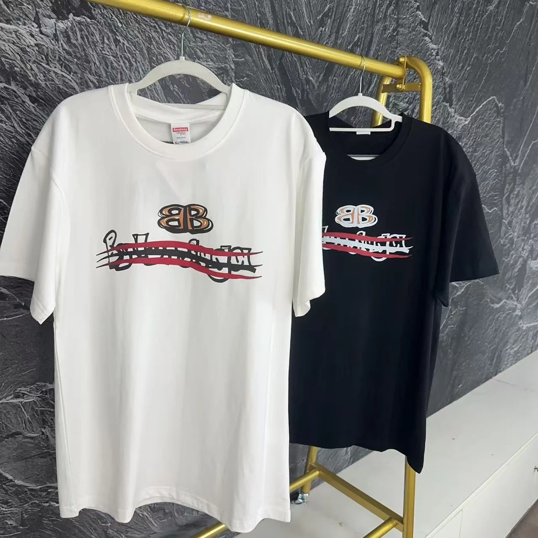 潮流男T恤上衣夏季高品质青年潮尚高质量潮男INS潮