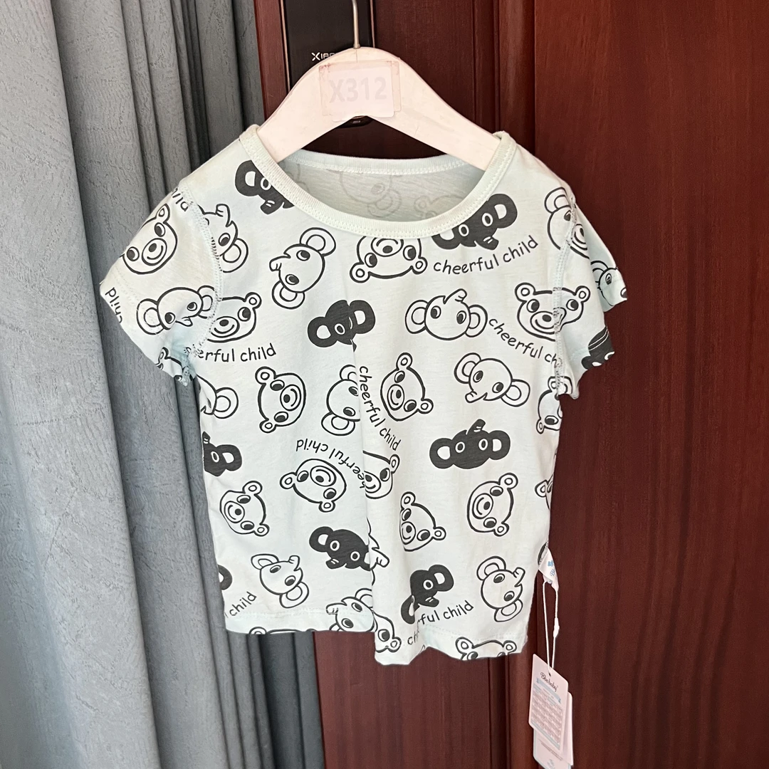 小象纯棉短袖上衣