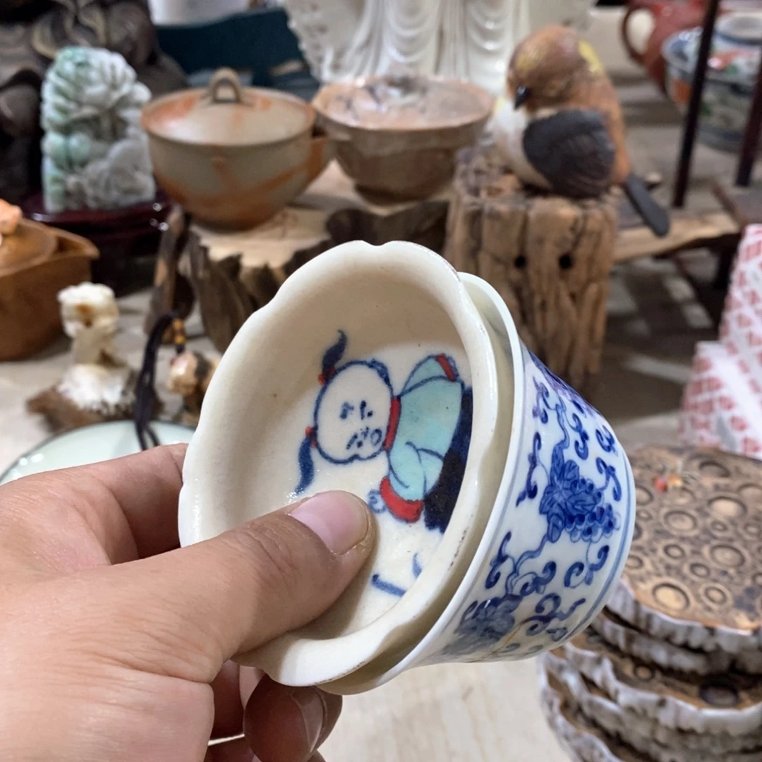 蜜胺手绘陶瓷杯子