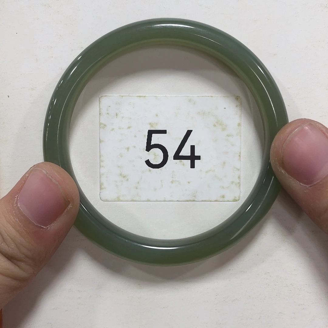 和田玉手镯未镶嵌清*