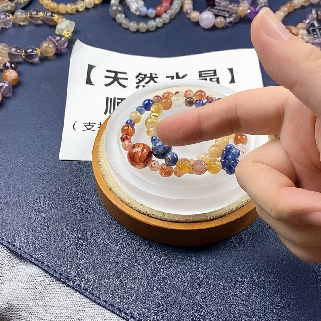 银S925镶嵌手链水晶