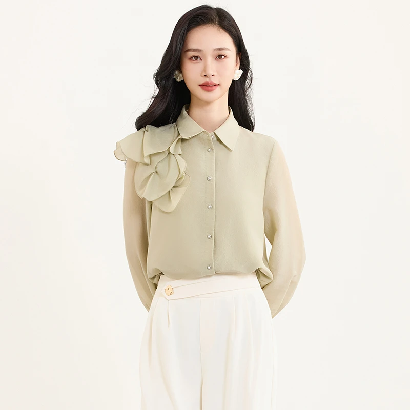 【达人专属】佳人苑衬衫女春季新款JX412019