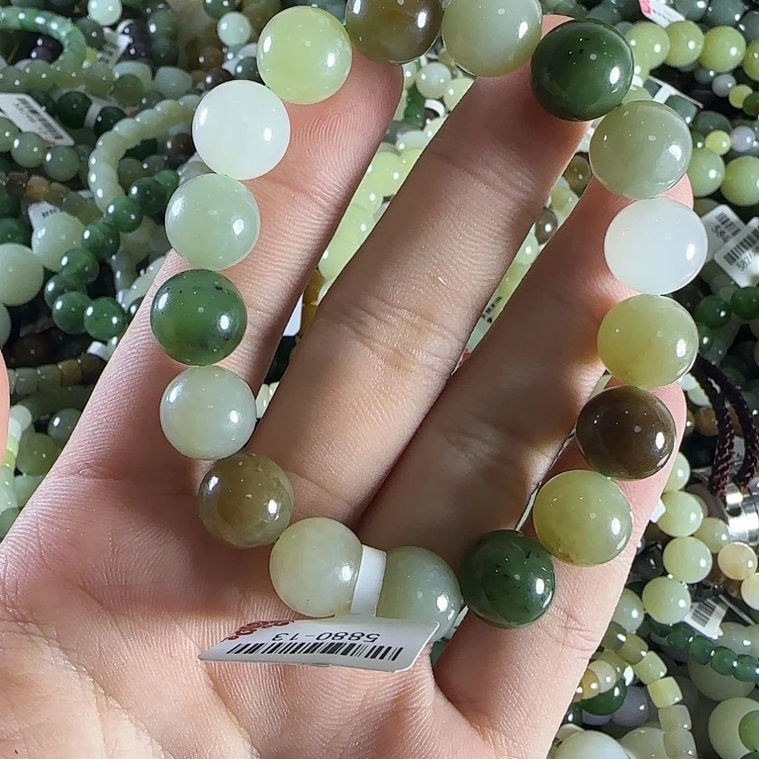 和田玉手链未镶嵌38