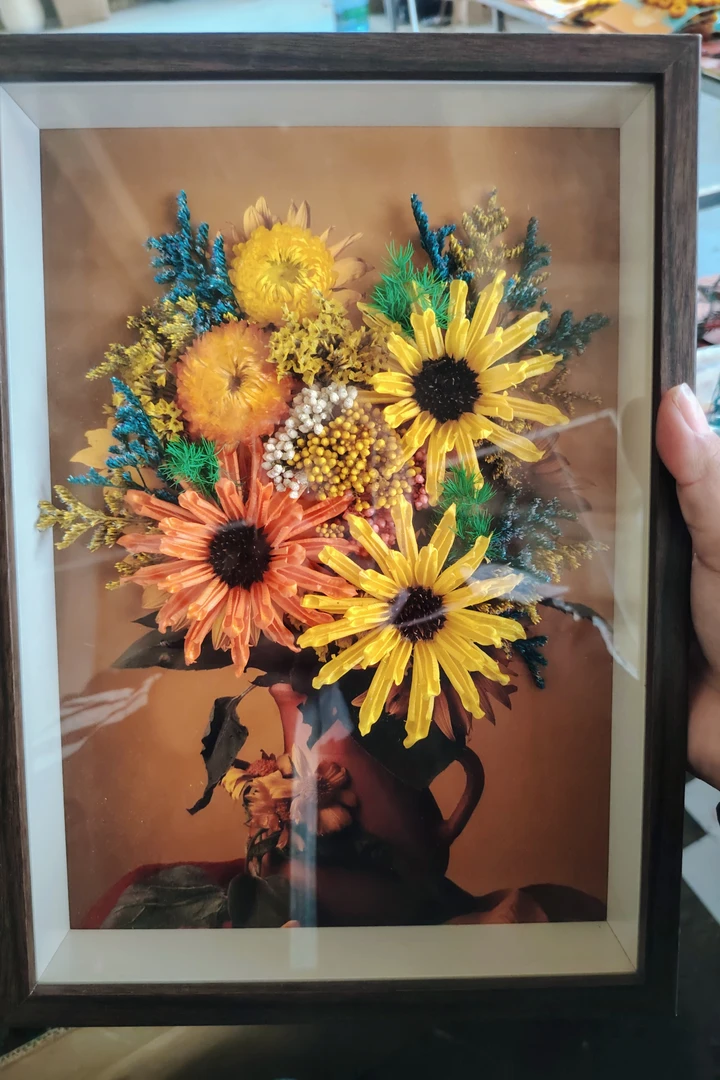 【永生画】纯手工永生花相框云南特产