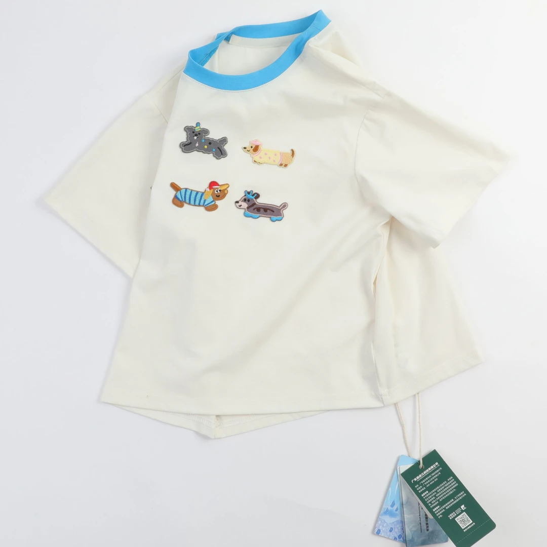 【防蚊T:7A抗菌】吸湿排汗夏季短袖耐磨圆领T恤男童韩版5202001365