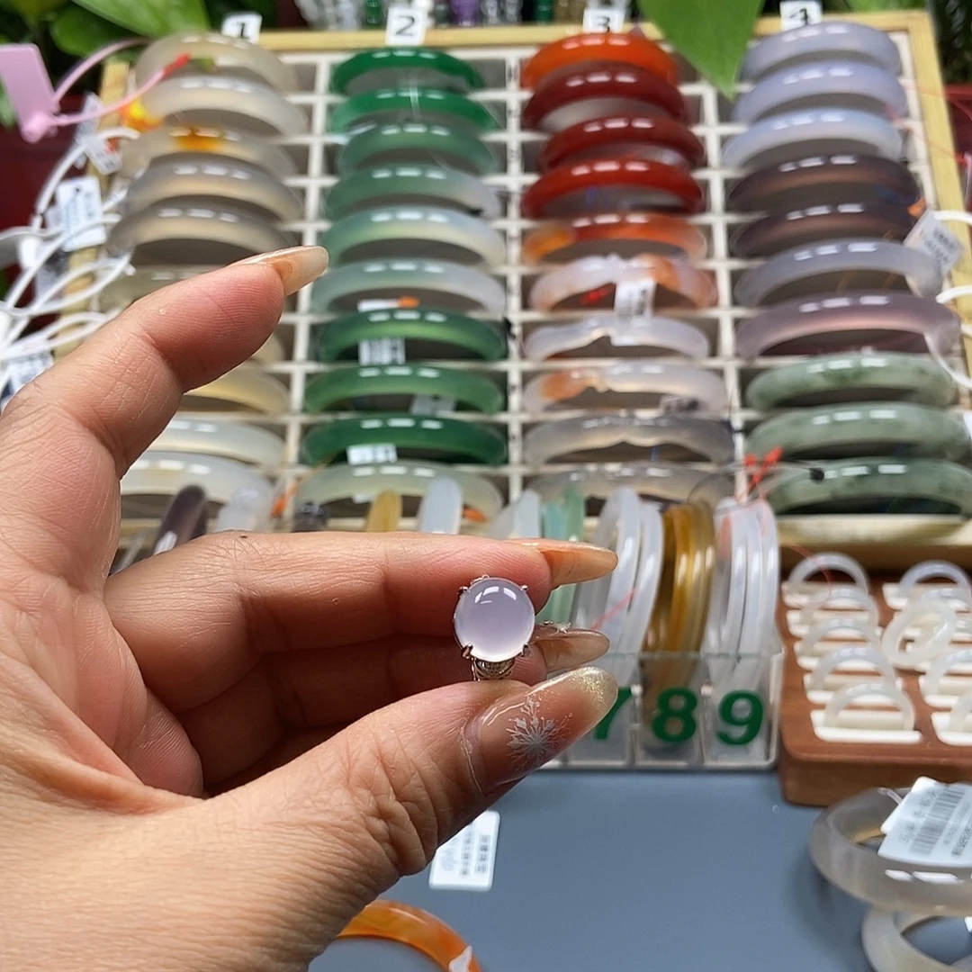 玛瑙/玉髓合金戒指254