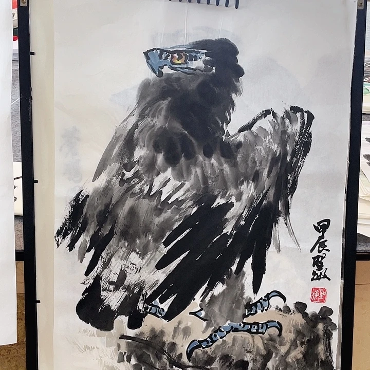 国画张圣敏先生纯手绘作品