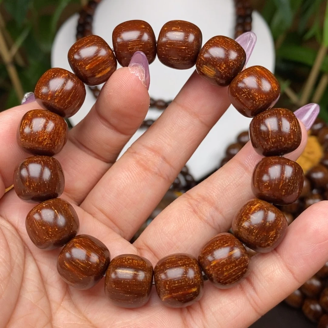 贡木手串/手链贡木1314红冰果冻星空金丝