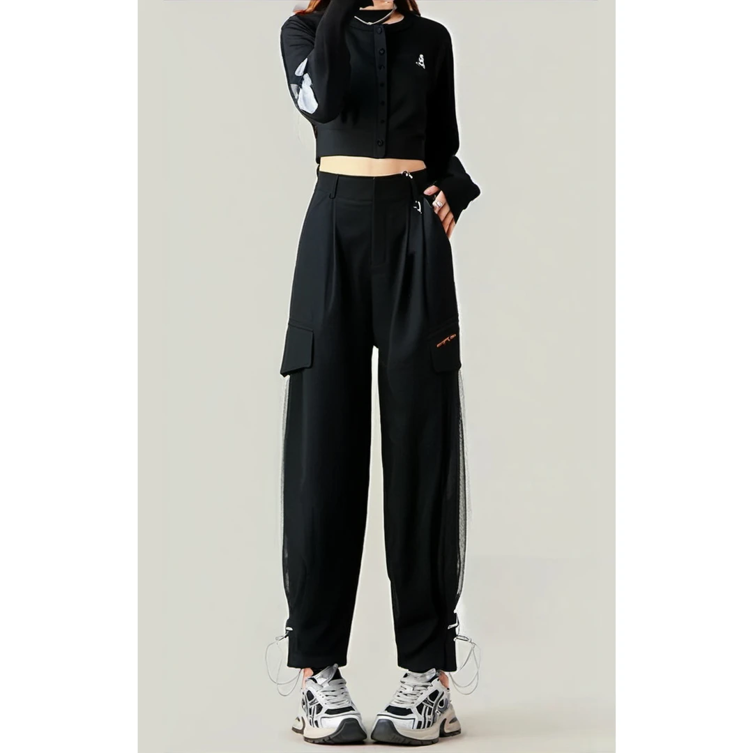 Basic House/百家好休闲女式裤子 BJ865-HUPT521FDN