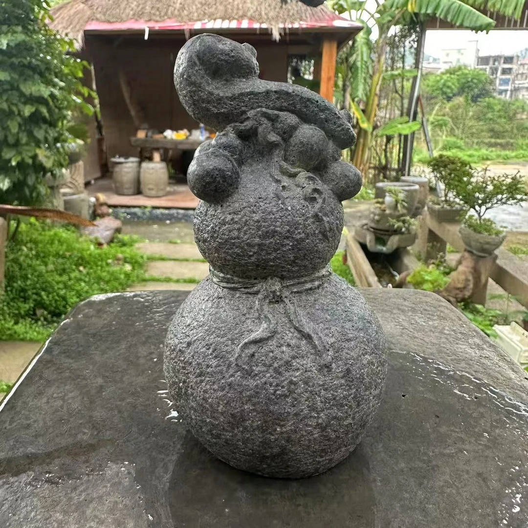 石锦坊 如意葫芦 户外庭院摆件
