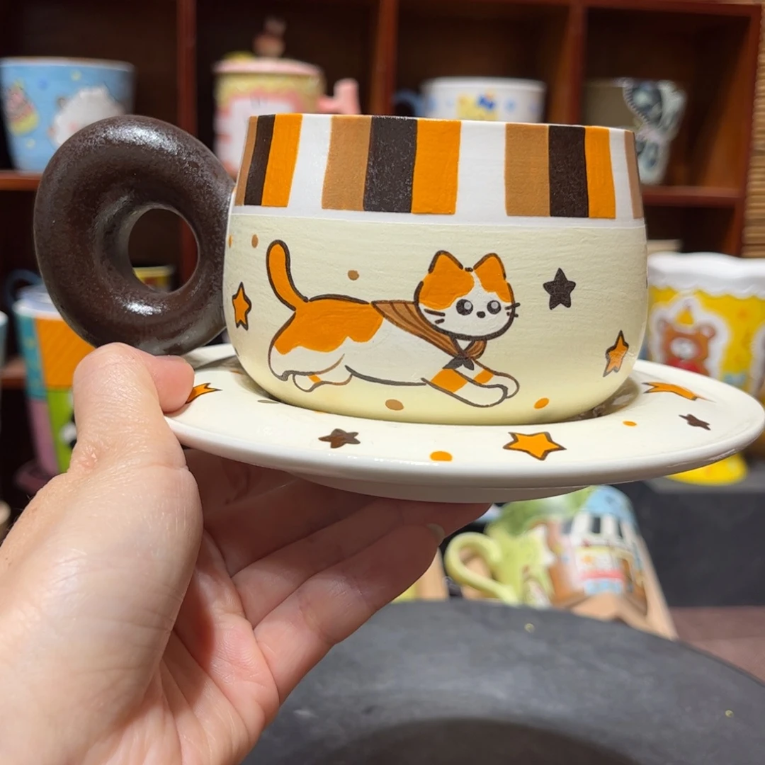 杯子陶景德镇陶瓷马克杯