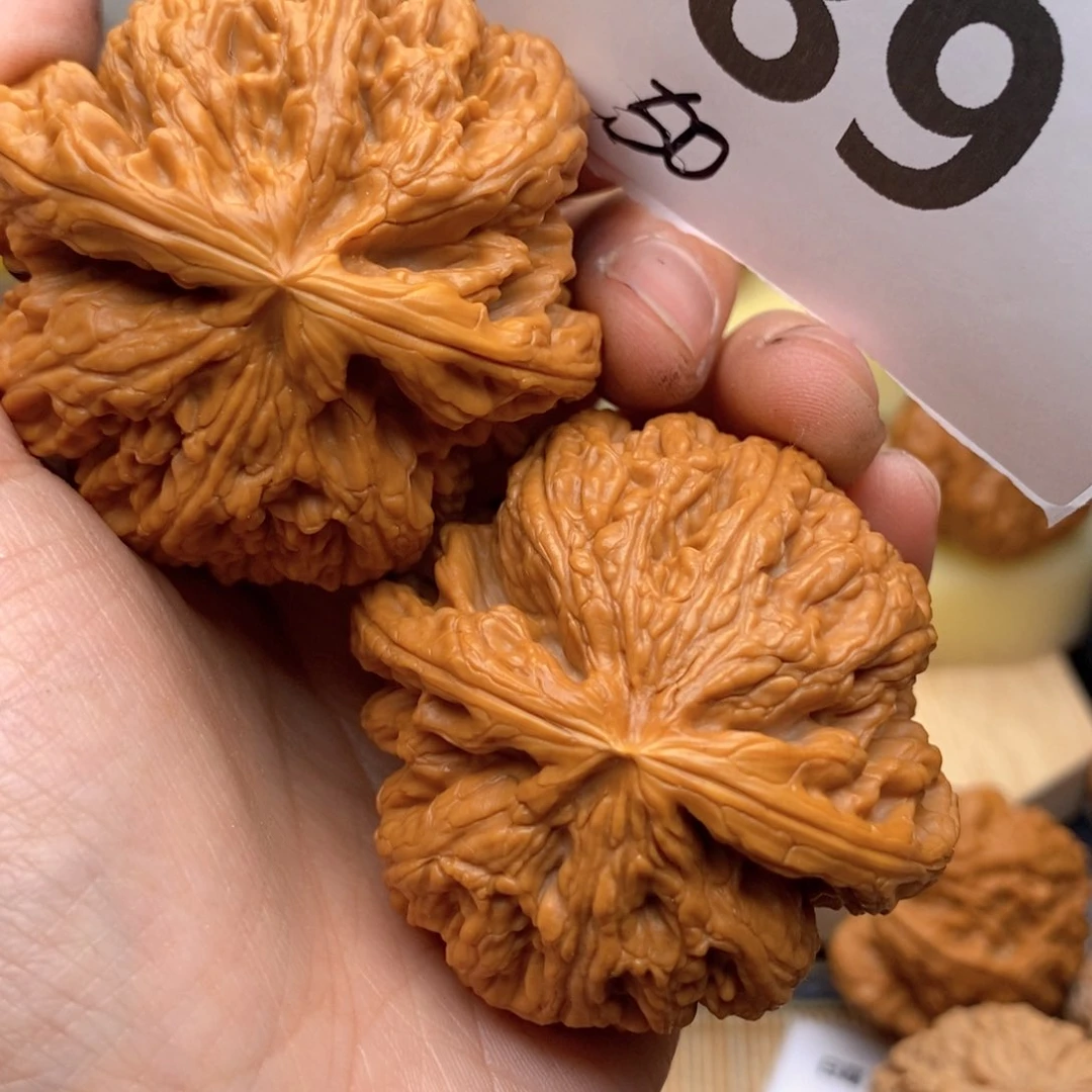 文玩核桃把件389号50粗筋