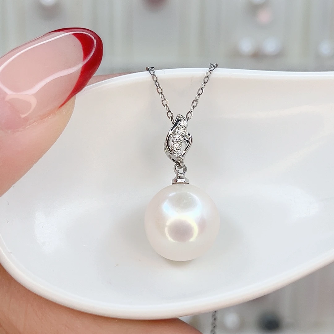 合金淡水珍珠吊坠(赠链)