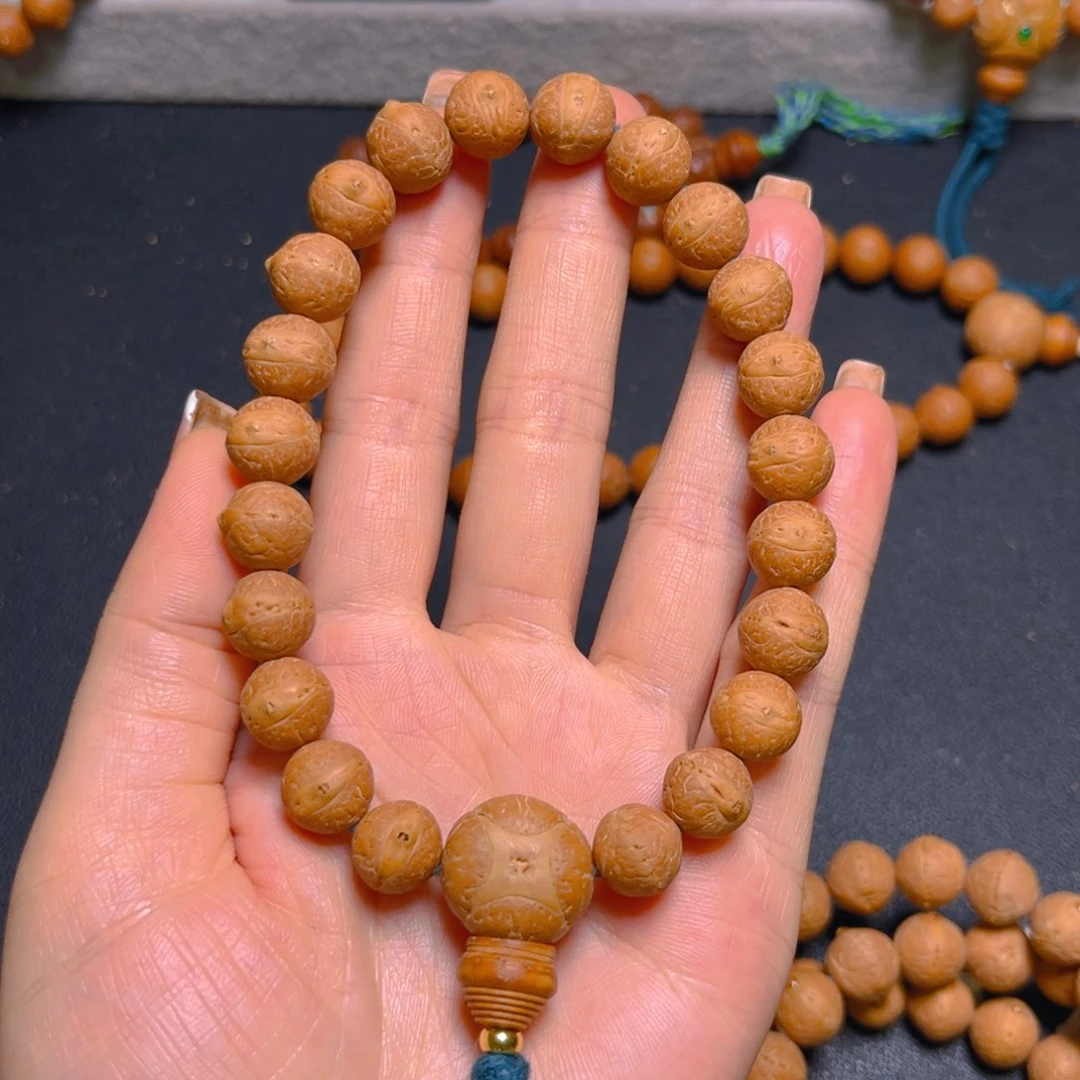 凤眼菩提吊坠11mm精品实心手串