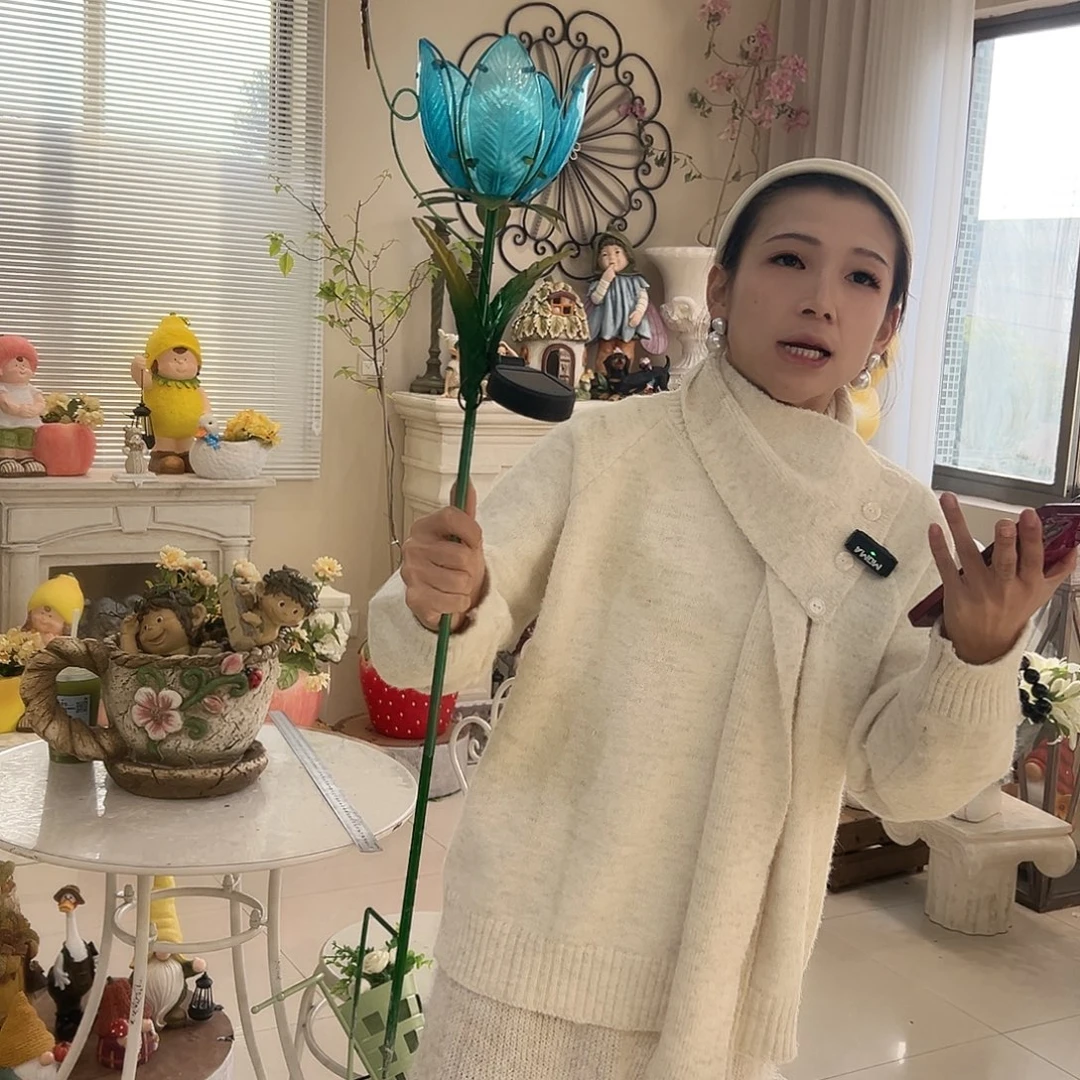 花园摆件红红火火