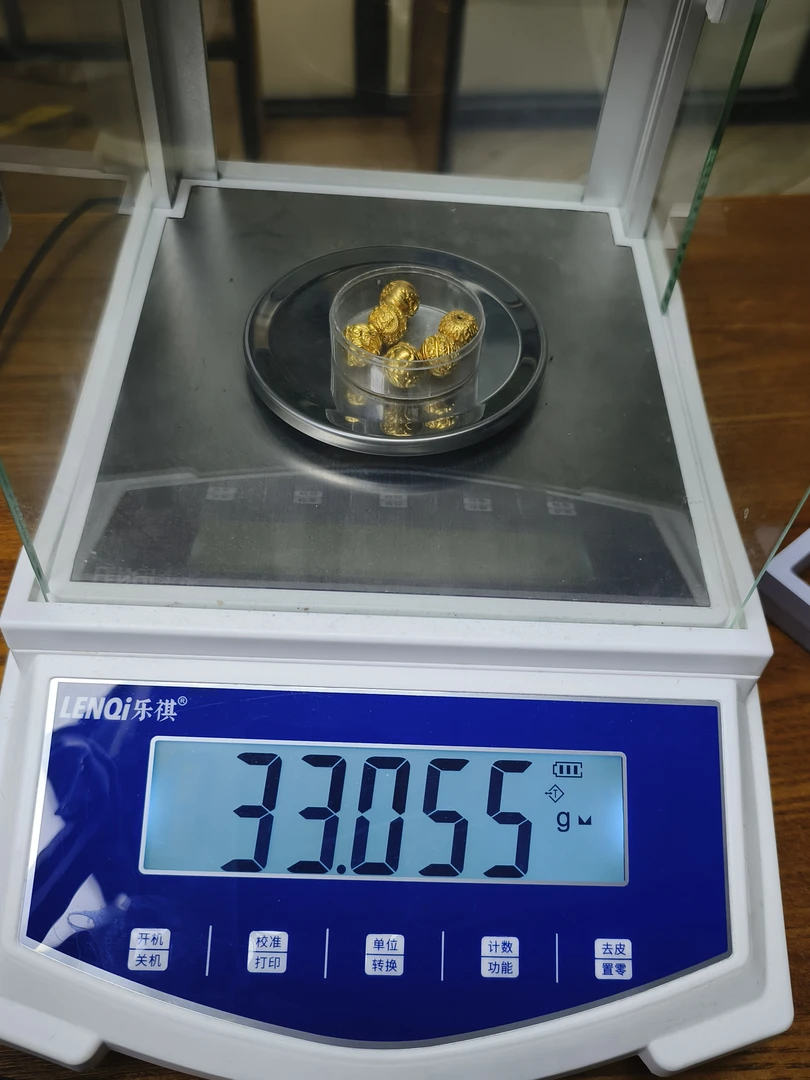 黄金文玩配饰足金999
