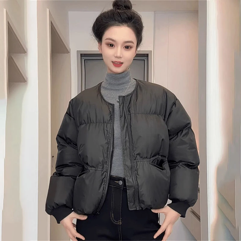 高级感时尚宽松显瘦棉服女2025年冬新款穿搭棉衣今年流行爆款棉袄