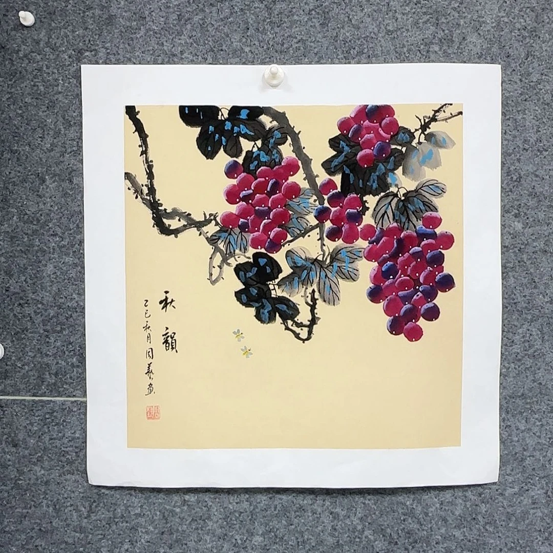 国画50*50纯手绘周艺