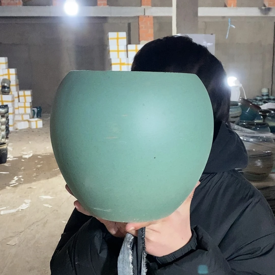 紫砂花盆瑕疵20/23fhj h v v