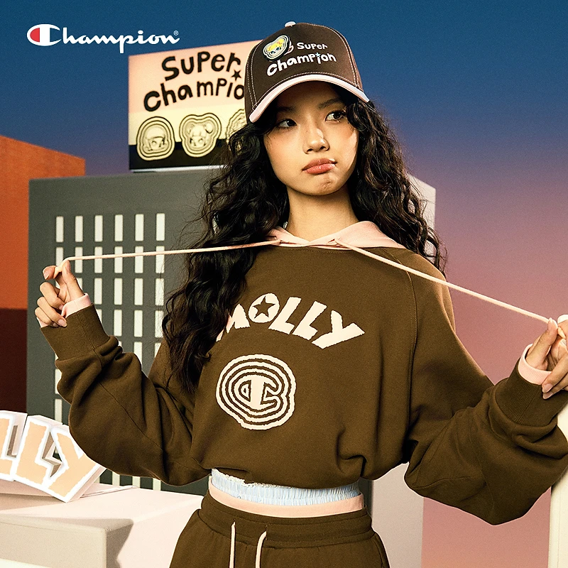 Champion冠军Champion popmart联名帽卫衣U4CSWSU089