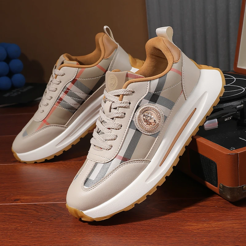 【杜莎凯利】新款手工定制百搭时尚增高鞋休闲鞋DS001