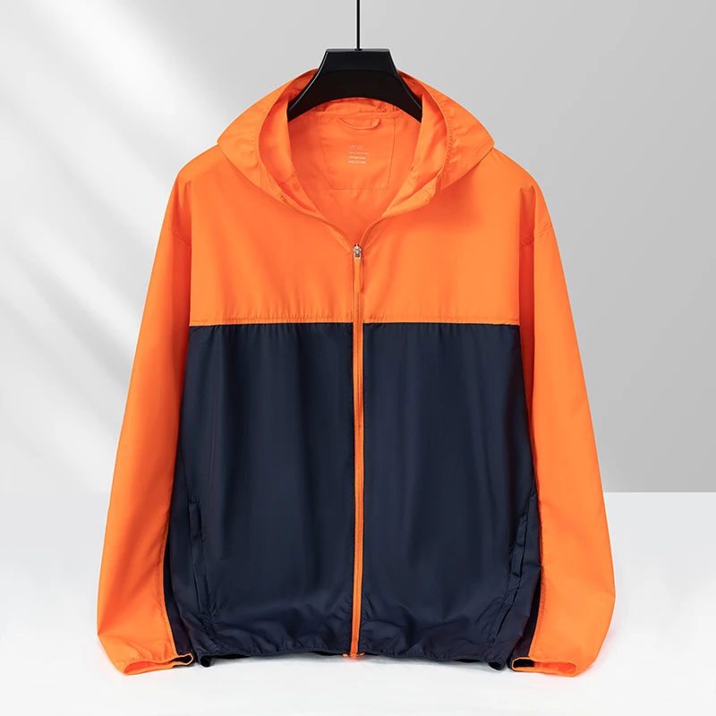 平替情侣连帽防晒衣超薄透气夏季宽松户外运动风