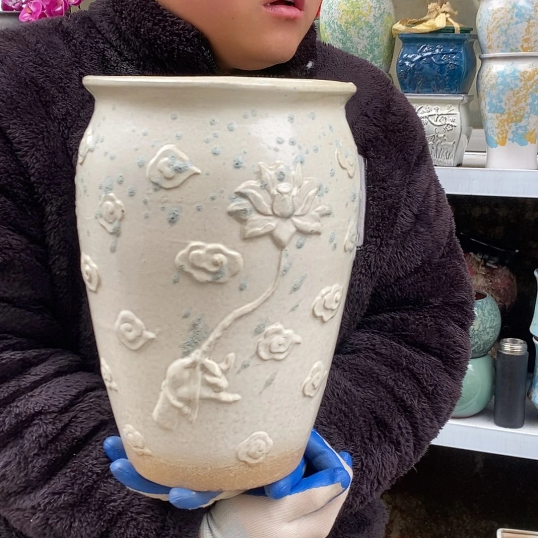 花盆紫砂口20高31福利