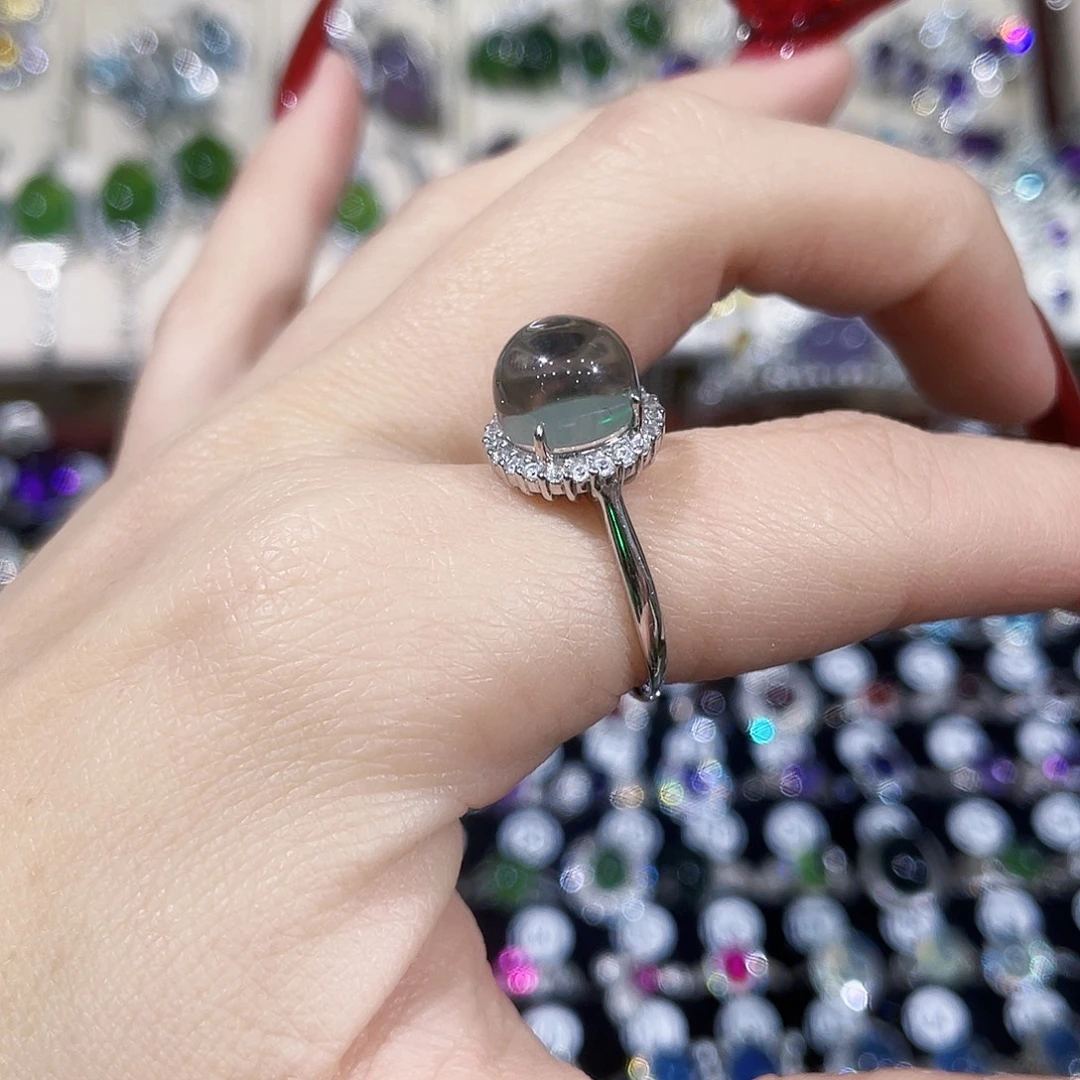 银S925镶嵌水晶戒指戒指