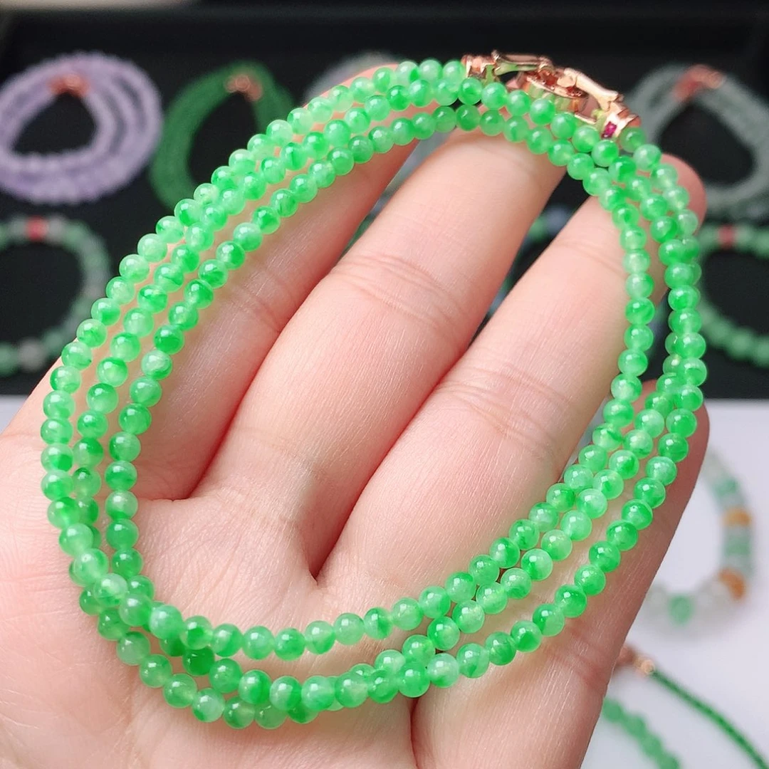 翡翠未镶嵌手链翡翠