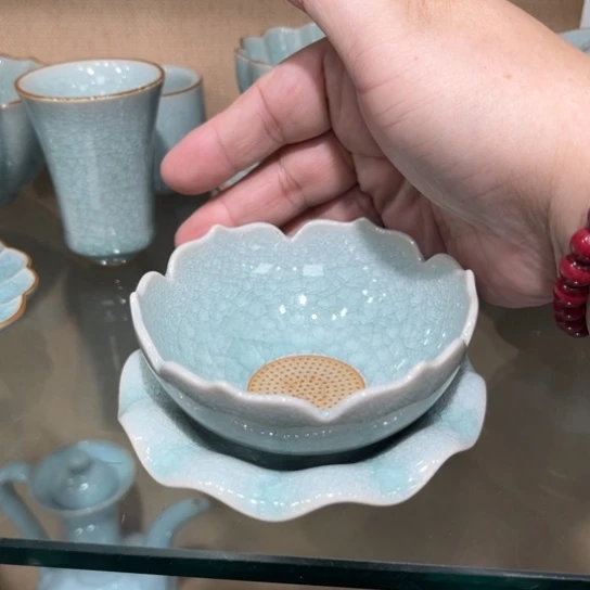 瓷片陶瓷茶具汝瓷茶具