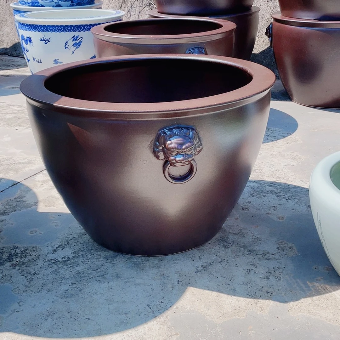 缸瓷器80高度50瓷器