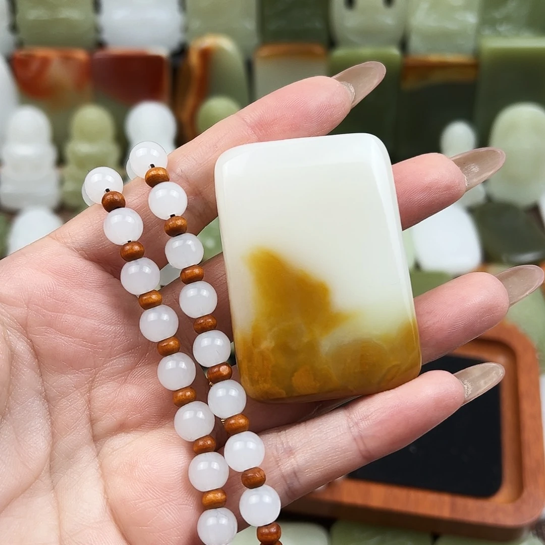 花皮特色平安牌吊坠