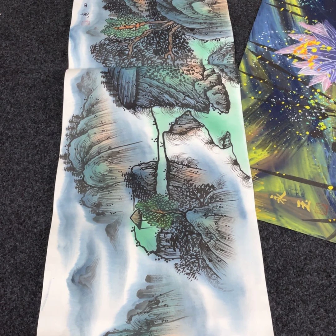 国画国画作品画心画画一张