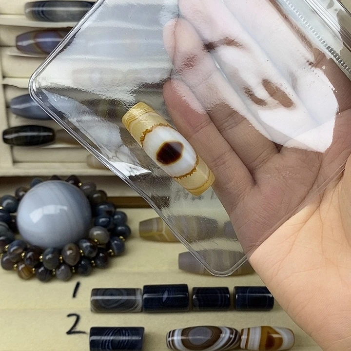 老***童玛瑙/玉髓合金颈饰