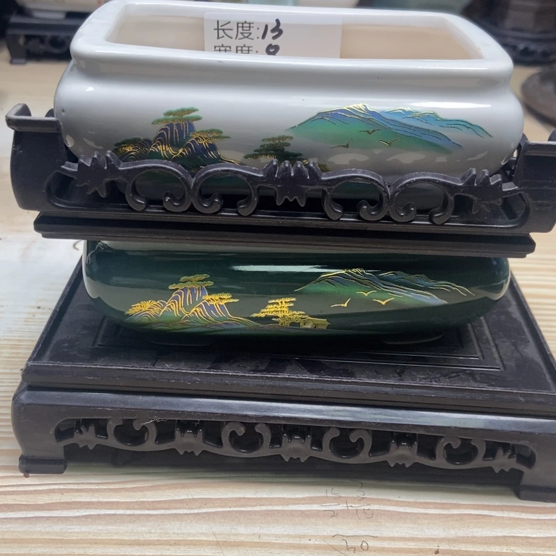 瓷片陶瓷花盆陶瓷艺术