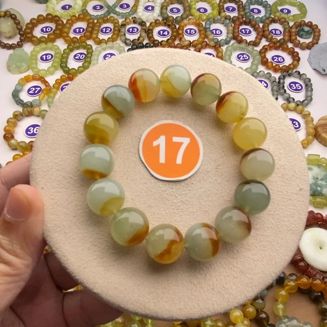 蛇纹石玉未镶嵌手串